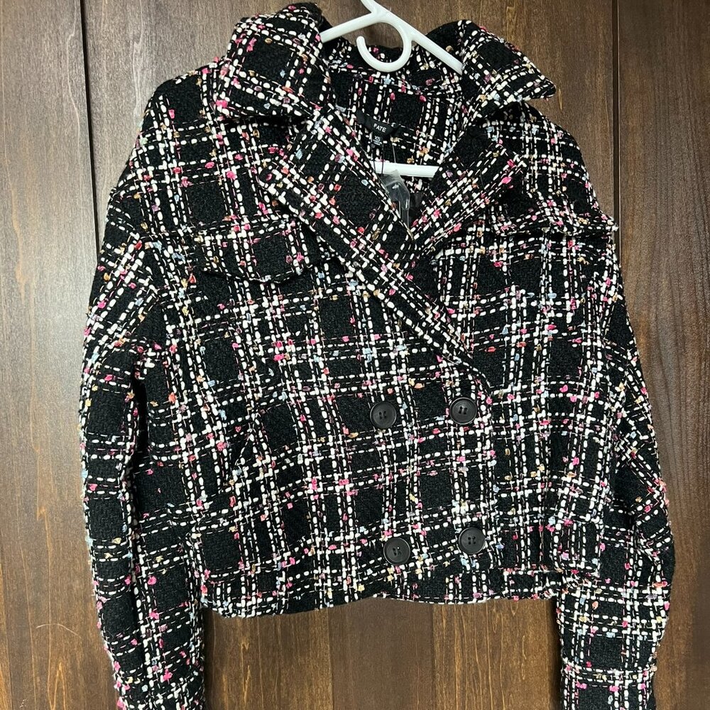 FATE Tweed Bomber Jacket/Coast - VICI - Black & Multicolor